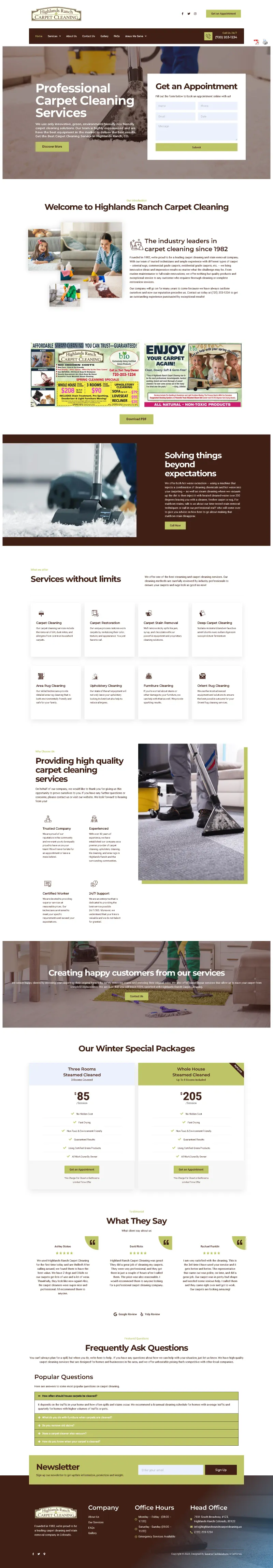 Highlands Ranch Carpet Cleaning Co